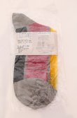 画像2: ヴィヴィアンウエストウッド 中古 / ナイロンメッシュソックス 22.5-23.5 グレーｘマルチ  O-25-04-13-074-gd-YM-OS (2)