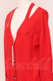 画像3: ANGLOMANIA 中古 / カットラスロングカーディガン 38 レッド  O-25-04-13-008-to-YM-OS (3)