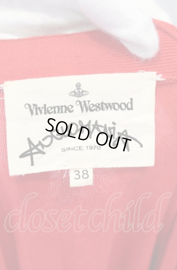 画像6: ANGLOMANIA 中古 / カットラスロングカーディガン 38 レッド  O-25-04-13-008-to-YM-ZH (6)