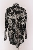 画像2: ヴィヴィアンウエストウッド MAN 中古 / CONSTELLATION BIGオジークラークシャツ  ブラック  O-25-04-13-002-bl-YM-OS (2)