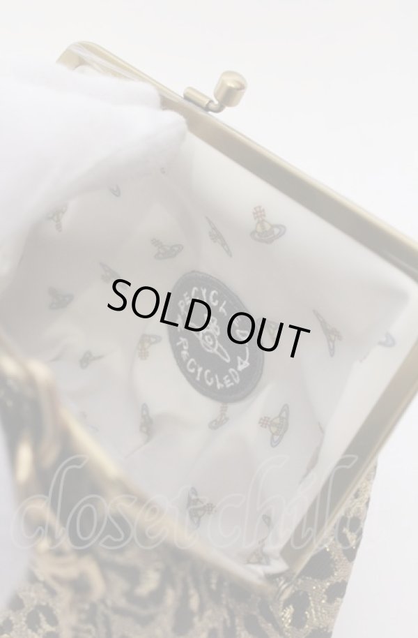 画像5: ヴィヴィアンウエストウッド 中古 / GRANNY FRAME PURSE ガマ口ポーチ  レオパード(ゴールド)  O-25-04-13-018-ba-YM-OS (5)