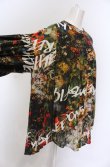画像2: ヴィヴィアンウエストウッド 中古 / FREEDOM FIGHTER FLOWERギャザースリーブシャツ 00 マルチ  O-25-04-27-023-bl-IG-OS (2)