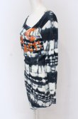画像2: ANGLOMANIA 中古 / PUNK ドレス XS ネイビー×ホワイト  O-25-04-27-012-op-IG-OS (2)