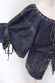 画像4: ヴィヴィアンウエストウッド Anglomania and Lee 中古 / ARMLETブラウス  インディゴ  O-25-04-27-014-bl-IG-OS (4)