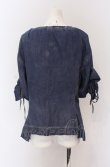 画像5: ヴィヴィアンウエストウッド Anglomania and Lee 中古 / ARMLETブラウス  インディゴ  O-25-04-27-014-bl-IG-OS (5)