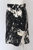 画像4: ヴィヴィアンウエストウッド 中古 / 大理石ptスカート 38 ブラック×ホワイト  O-25-05-11-025-sk-IG-OS (4)