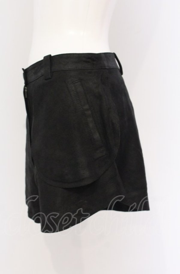 画像5: ヴィヴィアンウエストウッド 中古 / ゴートレザーショートパンツ 2 ブラック  O-25-05-11-028-pa-YM-ZH (5)