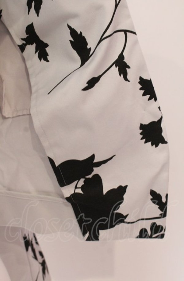 画像5: ヴィヴィアンウエストウッド 中古 / シルエットフラワージャケット 1 ライトグレー×ブラック  O-25-05-11-003-jc-IG-OS (5)