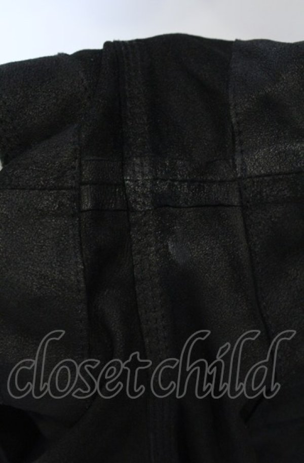 画像9: ヴィヴィアンウエストウッド 中古 / ゴートレザーショートパンツ 2 ブラック  O-25-05-11-028-pa-YM-ZH (9)