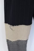 画像4: ヴィヴィアンウエストウッド 中古 / パッチワークブロッキングパンツ 00 ネイビーｘグレーｘベージュ  O-25-05-11-030-pa-YM-OS (4)