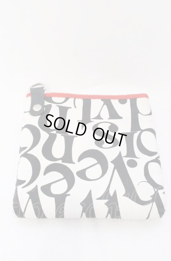 画像4: ヴィヴィアンウエストウッド 中古 /  JONES SQUARE CROSSBODY バッグ  ホワイト×ブラック  O-25-05-11-033-ba-IG-ZH (4)