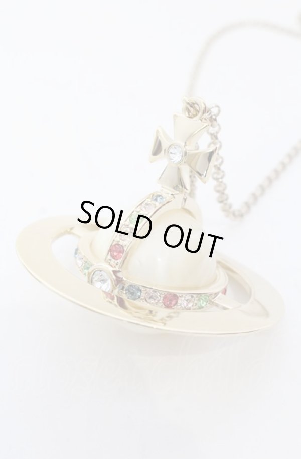 画像2: ヴィヴィアンウエストウッド 中古 / giant orb neckless(パールVer)  ゴールド  O-25-05-11-039-nl-IG-OS (2)