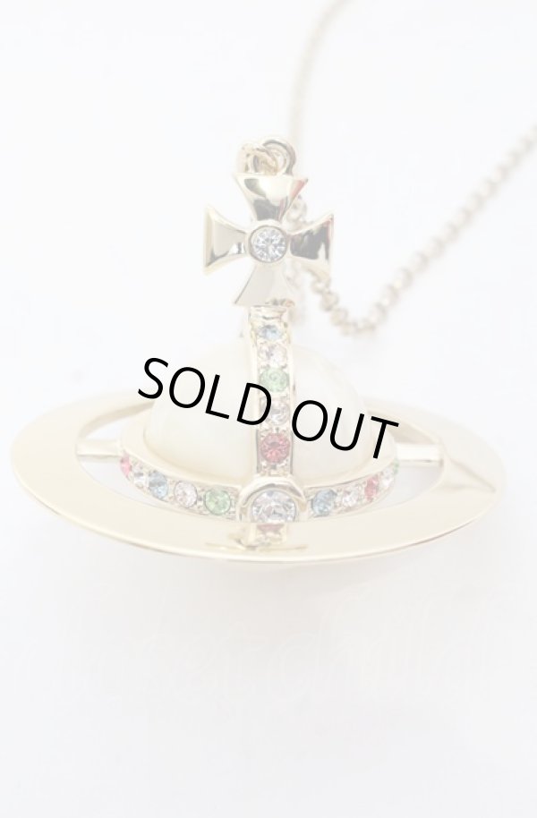 画像3: ヴィヴィアンウエストウッド 中古 / giant orb neckless(パールVer)  ゴールド  O-25-05-11-039-nl-IG-OS (3)