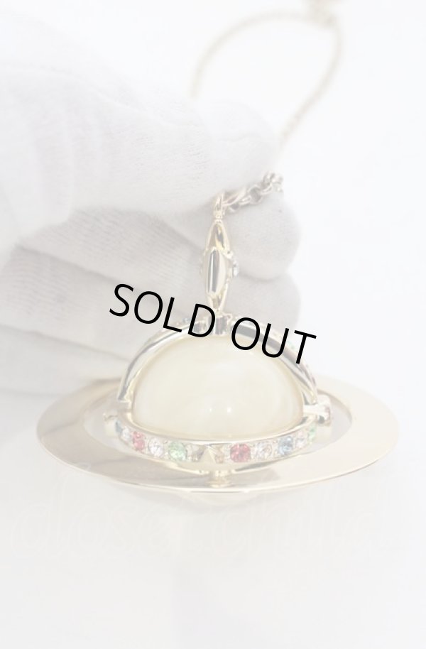 画像7: ヴィヴィアンウエストウッド 中古 / giant orb neckless(パールVer)  ゴールド  O-25-05-11-039-nl-IG-OS (7)