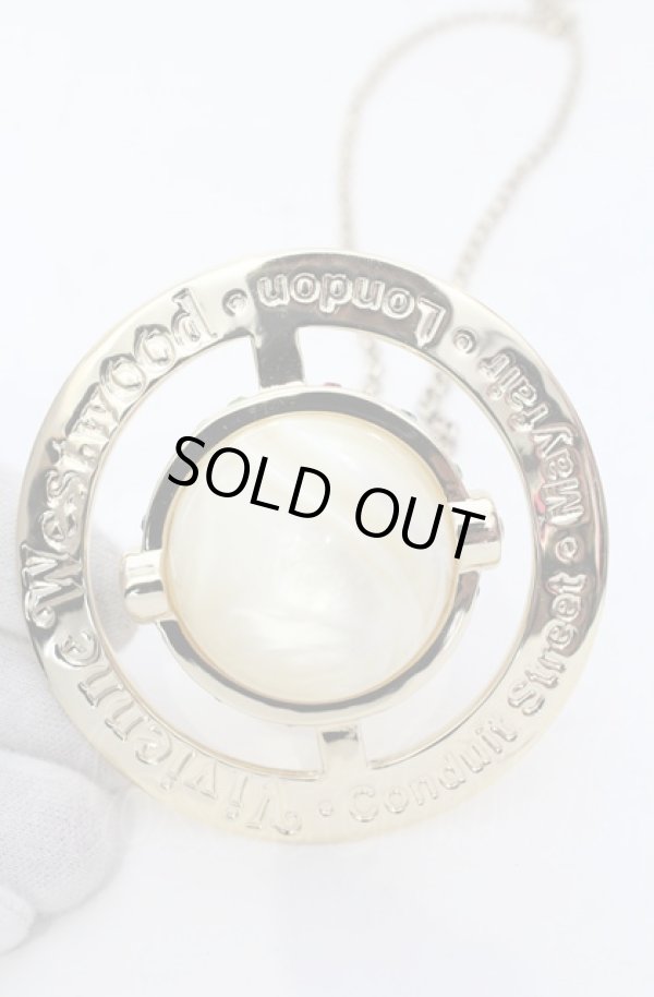 画像8: ヴィヴィアンウエストウッド 中古 / giant orb neckless(パールVer)  ゴールド  O-25-05-11-039-nl-IG-OS (8)