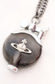 画像3: ヴィヴィアンウエストウッド 中古 / メタルORB チェーン付オイルライター  ブラック×シルバー  O-25-05-11-043-gd-IG-OS (3)