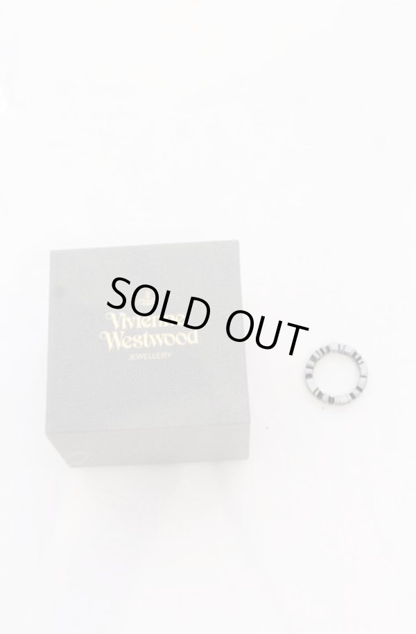 画像5: ヴィヴィアンウエストウッド 中古 / Nottingham リング 19号 ガンメタ  O-25-05-11-050-rg-YM-ZH (5)