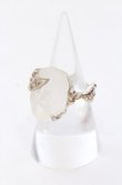 画像2: ヴィヴィアンウエストウッド 中古 / rock skull リング 16号 ホワイトシルバー  O-25-05-11-051-rg-YM-OS (2)