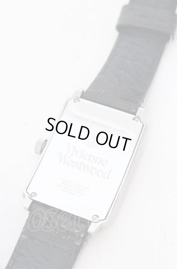 画像4: ヴィヴィアンウエストウッド 中古 / ユニオンジャックウォッチ　腕時計  ブラックｘシルバー  O-25-05-11-053-ac-YM-OS (4)