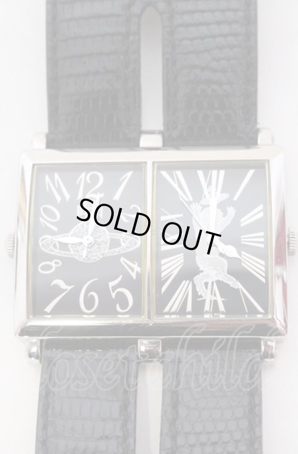 画像3: ヴィヴィアンウエストウッド 中古 / サティアwatch　腕時計  ブラックｘシルバー  O-25-05-11-054-ac-YM-OS (3)