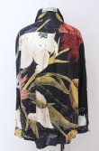 画像2: ヴィヴィアンウエストウッド 中古 / カーピフラワーシャツ 00 マルチ  O-25-05-11-007-bl-YM-OS (2)