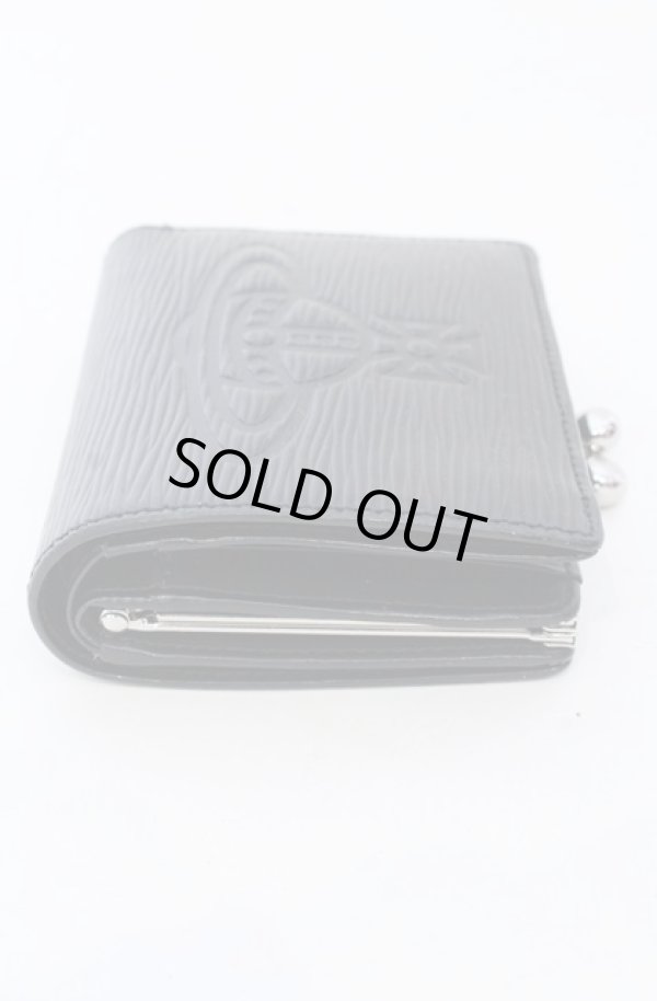 画像3: ヴィヴィアンウエストウッド 中古 / “Flow” 口金財布  ブラック  O-25-05-11-057-wa-IG-OS (3)