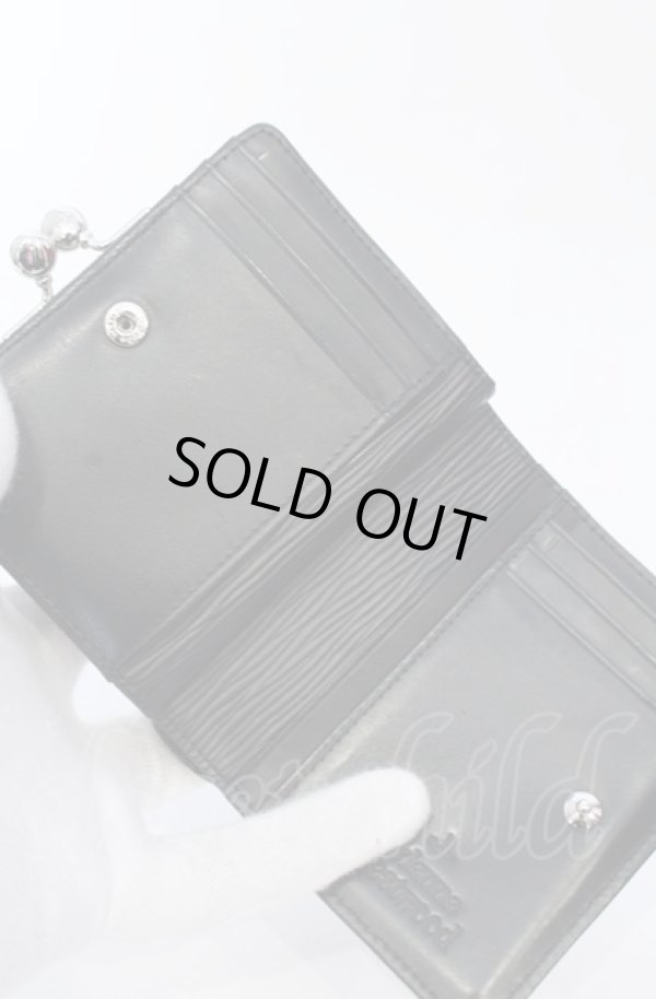 画像8: ヴィヴィアンウエストウッド 中古 / “Flow” 口金財布  ブラック  O-25-05-11-057-wa-IG-OS (8)