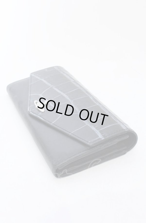 画像3: ヴィヴィアンウエストウッド 中古 / CROCO LF長財布  ブラッkク  O-25-05-11-058-ac-IG-OS (3)