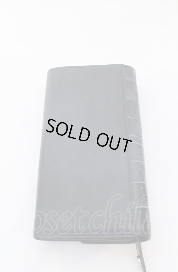 画像5: ヴィヴィアンウエストウッド 中古 / CROCO LF長財布  ブラッkク  O-25-05-11-058-ac-IG-OS (5)