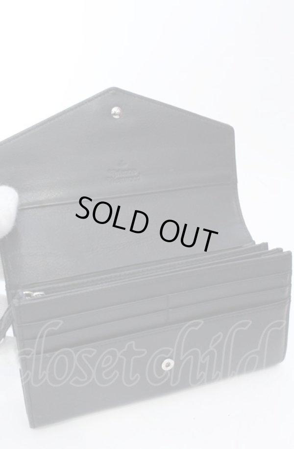 画像6: ヴィヴィアンウエストウッド 中古 / CROCO LF長財布  ブラッkク  O-25-05-11-058-ac-IG-OS (6)