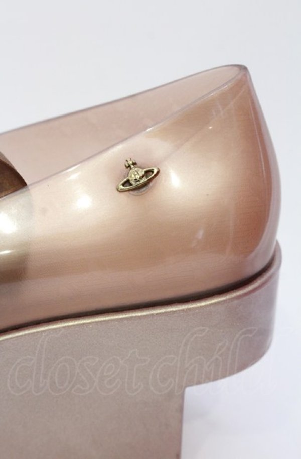 画像5: ヴィヴィアンウエストウッド×Melissa 中古 / ロッキンホースバレリーナ 24cm シャンパン  O-25-05-11-064-sh-YM-ZI (5)