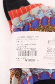 画像3: ヴィヴィアンウエストウッド 中古 / デザインニットソックス 22.5-23.5 ブルーｘレンガ  O-25-05-11-071-gd-YM-OS (3)