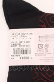 画像3: ヴィヴィアンウエストウッド 中古 / デザインソックス 23-24 レッドｘブラック  O-25-05-11-075-gd-YM-OS (3)