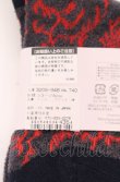 画像3: ヴィヴィアンウエストウッド 中古 / デザインソックス 23-24 レッドｘグレーｘネイビー  O-25-05-11-077-gd-YM-OS (3)