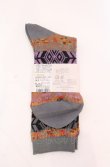 画像2: ヴィヴィアンウエストウッド 中古 / デザインソックス 23-24 グレー  O-25-05-11-079-gd-YM-OS (2)