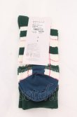 画像2: ヴィヴィアンウエストウッド 中古 / デザインソックス 22.5-24.5 グリーン  O-25-05-11-084-gd-YM-OS (2)