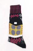 画像2: ヴィヴィアンウエストウッド 中古 / ロングソックス  ブラックｘピンクｘマルチ  O-25-05-11-089-gd-YM-OS (2)