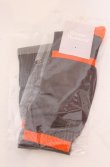 画像2: ヴィヴィアンウエストウッド 中古 / ロングソックス 22.5-24.5 オレンジｘダークグレー  O-25-05-11-090-gd-YM-OS (2)
