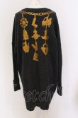 画像3: ヴィヴィアンウエストウッド 中古 / ネックレスプリントウールワンピース 2 グレー  O-25-05-11-015-op-YM-OS (3)