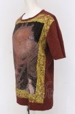 画像2: ヴィヴィアンウエストウッド MAN 中古 / エリザベスTシャツ S ワイン  O-25-05-18-023-ts-YM-OS (2)