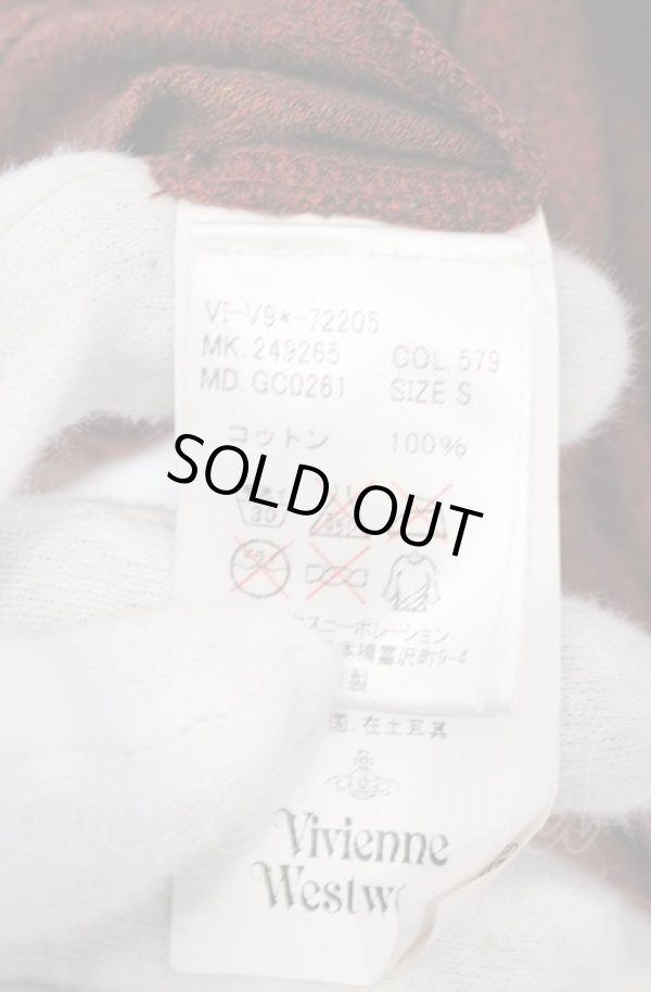 画像4: ヴィヴィアンウエストウッド MAN 中古 / エリザベスTシャツ S ワイン  O-25-05-18-023-ts-YM-ZH (4)