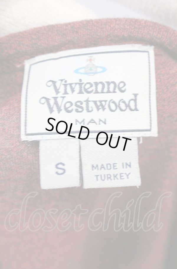 画像5: ヴィヴィアンウエストウッド MAN 中古 / エリザベスTシャツ S ワイン  O-25-05-18-023-ts-YM-ZH (5)