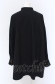 画像4: ヴィヴィアンウエストウッド 中古 / バンドカラーワイドシャツ 00 ブラック  O-25-05-18-026-bl-YM-OS (4)