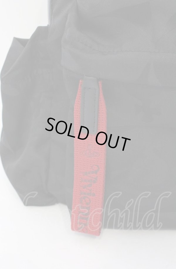 画像3: ヴィヴィアンウエストウッド 中古 / チェッカーORBバックパック  ブラック  O-25-05-18-030-ba-YM-ZH (3)