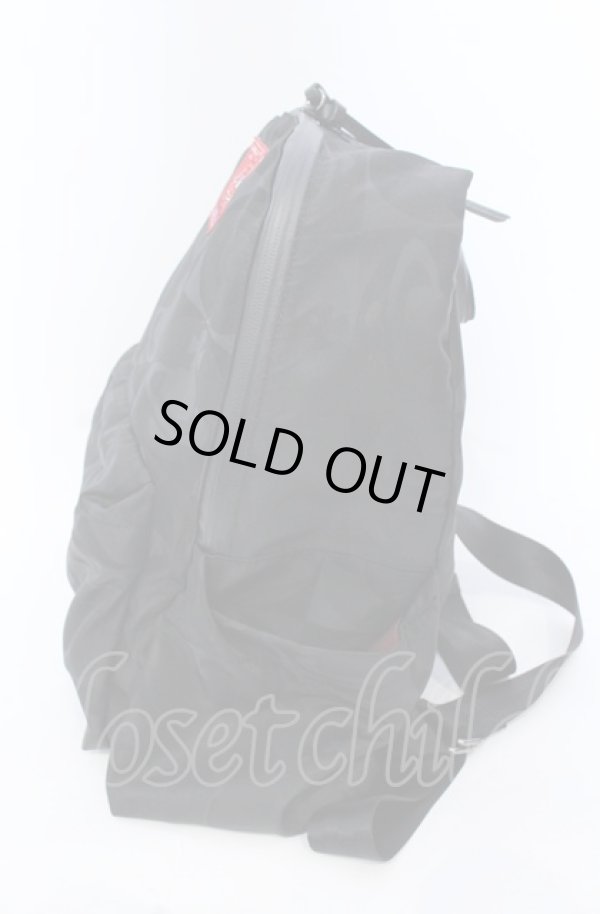 画像4: ヴィヴィアンウエストウッド 中古 / チェッカーORBバックパック  ブラック  O-25-05-18-030-ba-YM-ZH (4)