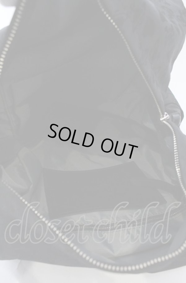 画像6: ヴィヴィアンウエストウッド 中古 / ジャガードリュックサック  ブラック  O-25-05-18-031-ba-IG-OS (6)