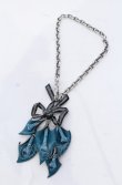 画像2: ヴィヴィアンウエストウッド 中古 / Born Flower チョーカー  ブルーｘブラックｘシルバー  O-25-05-18-036-ac-YM-OS (2)