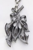 画像4: ヴィヴィアンウエストウッド 中古 / Born Flower チョーカー  ブルーｘブラックｘシルバー  O-25-05-18-036-ac-YM-OS (4)