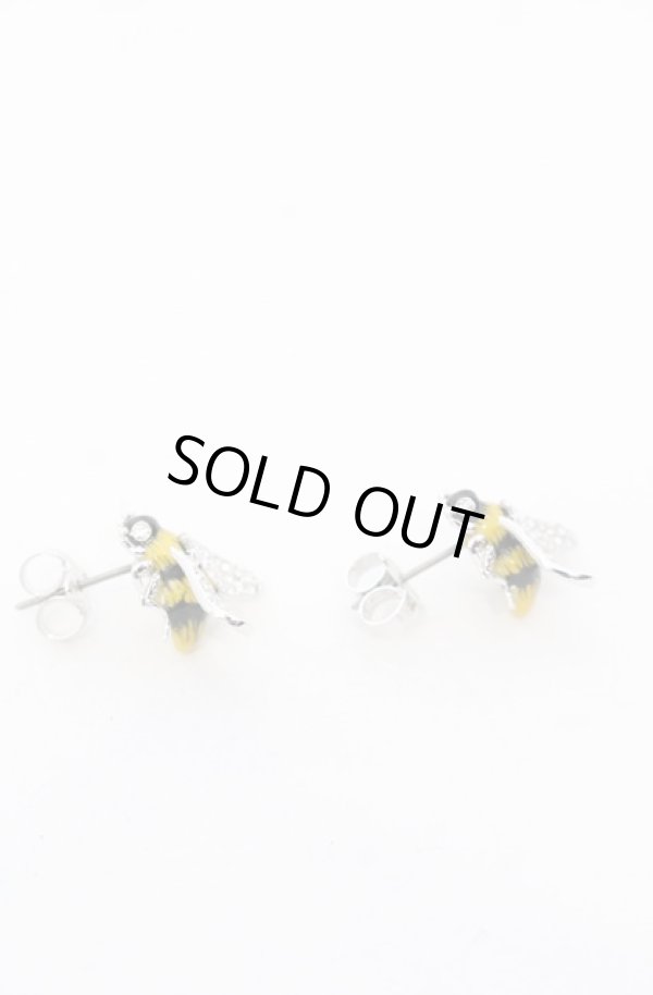 画像2: ヴィヴィアンウエストウッド 中古 / Bumble bee ピアス  イエローｘシルバー  O-25-05-18-043-ac-YM-OS (2)