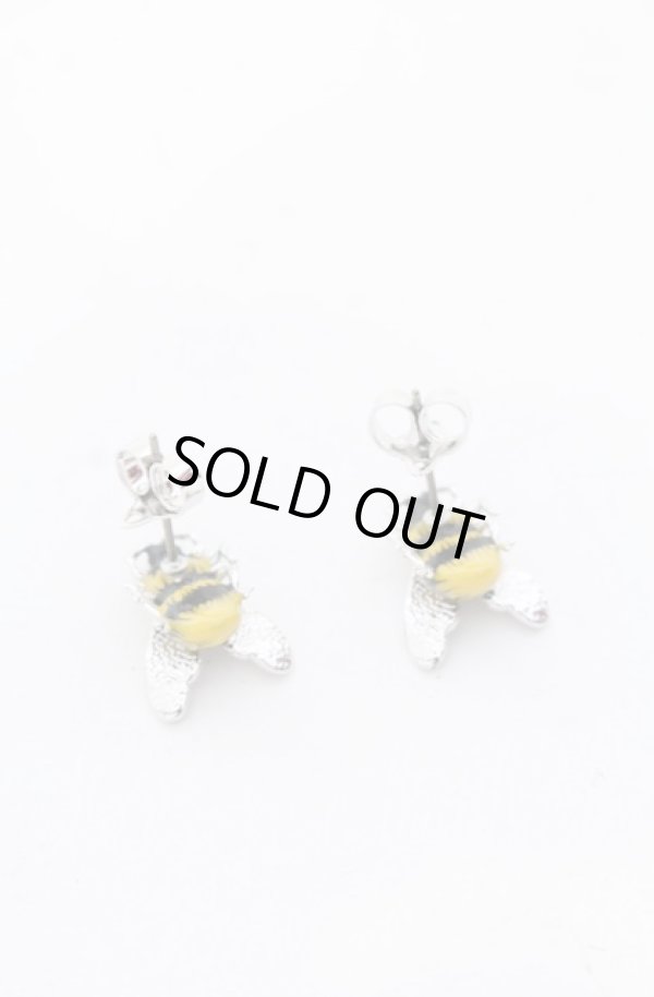 画像3: ヴィヴィアンウエストウッド 中古 / Bumble bee ピアス  イエローｘシルバー  O-25-05-18-043-ac-YM-OS (3)